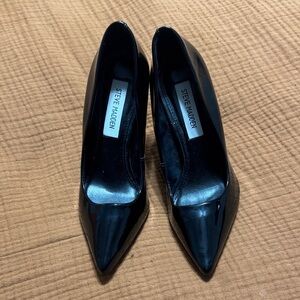 Steve Madden Glossy Black Stiletto Heels